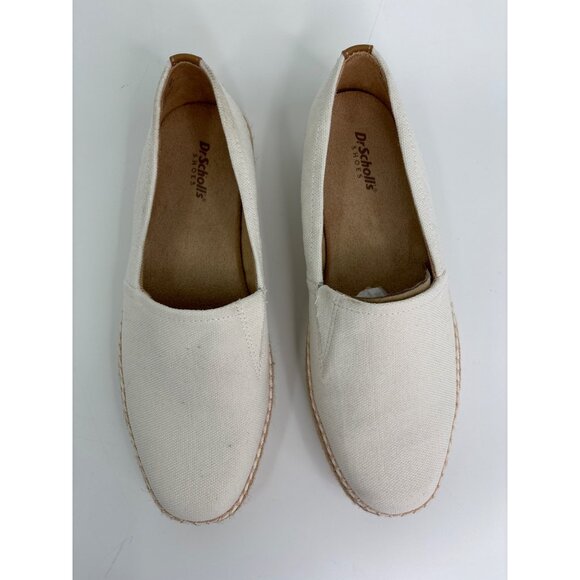 Dr. Scholl's Women Slip On Canvas Espadrille Shoe White 9M - Picture 3 of 8